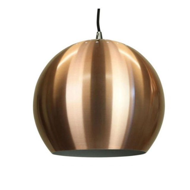 Retro Modern Simplicity Copper Pendant Lamps Brush Gold Metal Spinning Forming Home Decoration with 
