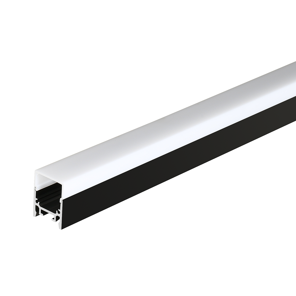 AS2025-S---Squared diffuser Surface Mount or Pendent Aluminum Profiles LED lighting with PMMA Opal d