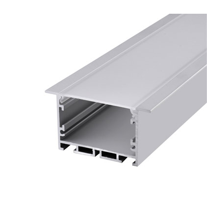 RC5032-A---PMMA Frosted Diffuser Silver Black Anodized Aluminium Profile Extrusion Channel for LED S