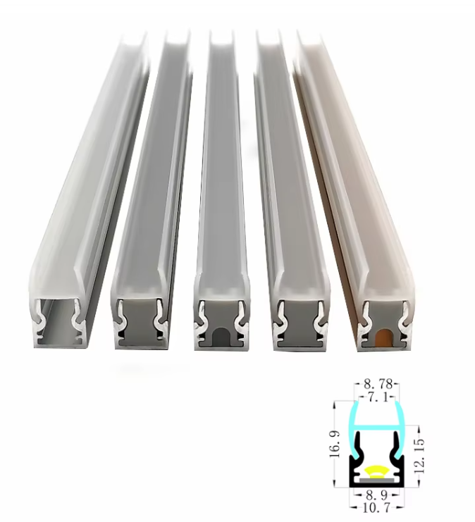 AB-6525 Recessed LED Linear Aluminum Profile LED Linear Light LED Profile Aluminium Channel