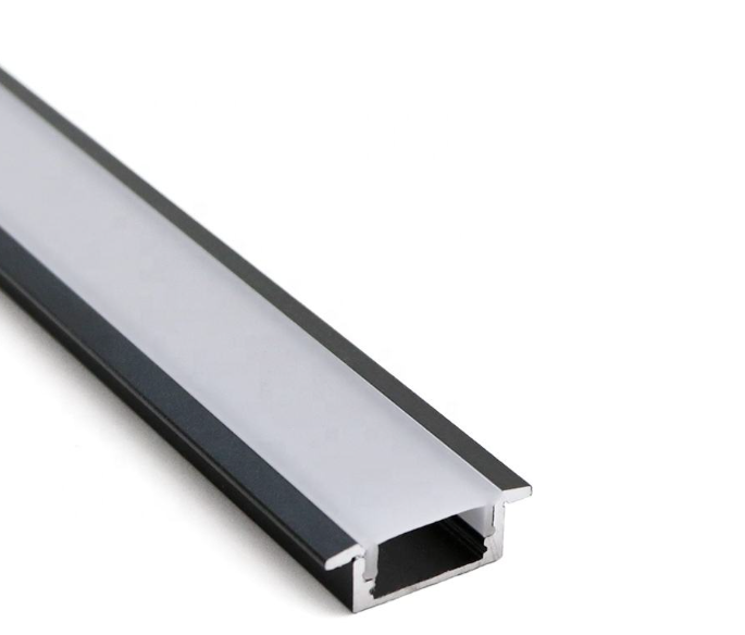 Recessed Type 17*08mm LED Strip Light Silver Black White LED Aluminum Profile