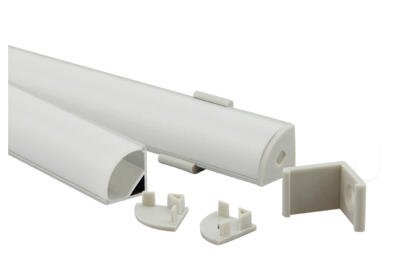 Wall Corner LED Aluminum Profile 90 Degrees