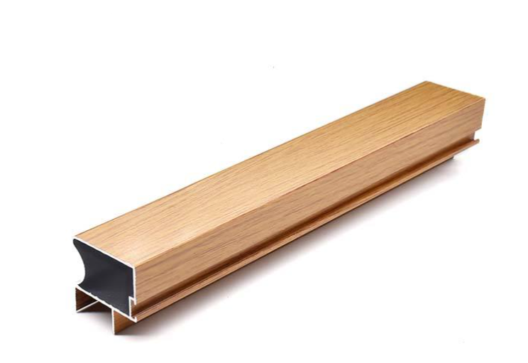 China Wood Grain Aluminum Architectural Profiles 6000 Series Window Profiles with Cutting Bending We