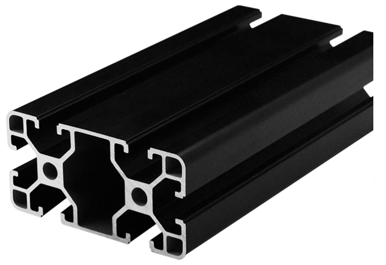 4040 4080 40120 40160 Black Anodized Extruded Aluminum Profiles T Slot Aluminum Extrusion Racing Sim
